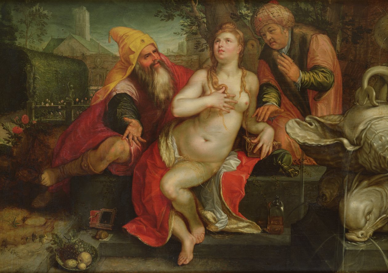Susanna und die Ältesten, 1607 von Hendrik Goltzius