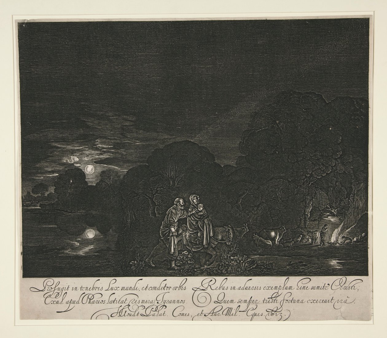 Die Flucht nach Ägypten von Hendrik Goudt