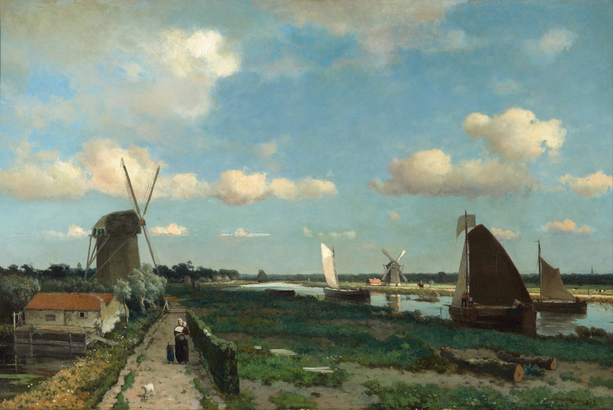 Trekvliet, 1870 von Hendrik Johannes Weissenbruch