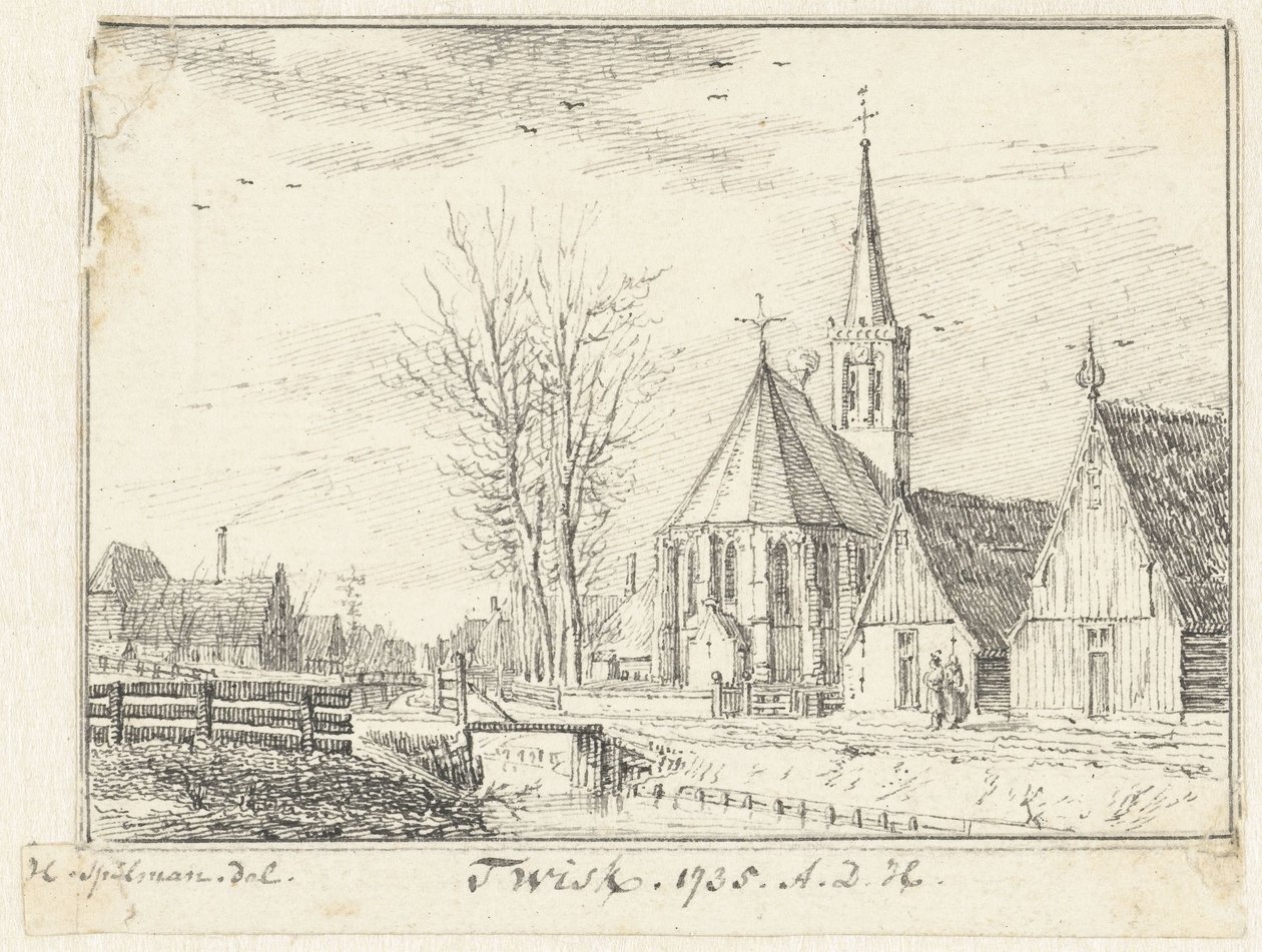 Das Dorf Twisk von Hendrik Spilman