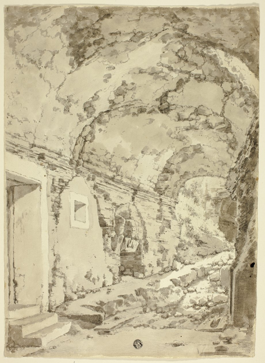 Zerstörtes Gewölbe von Hendrik Voogd