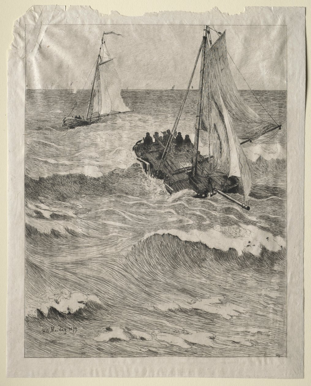 Meereslandschaft, 1879 von Hendrik Willem Mesdag