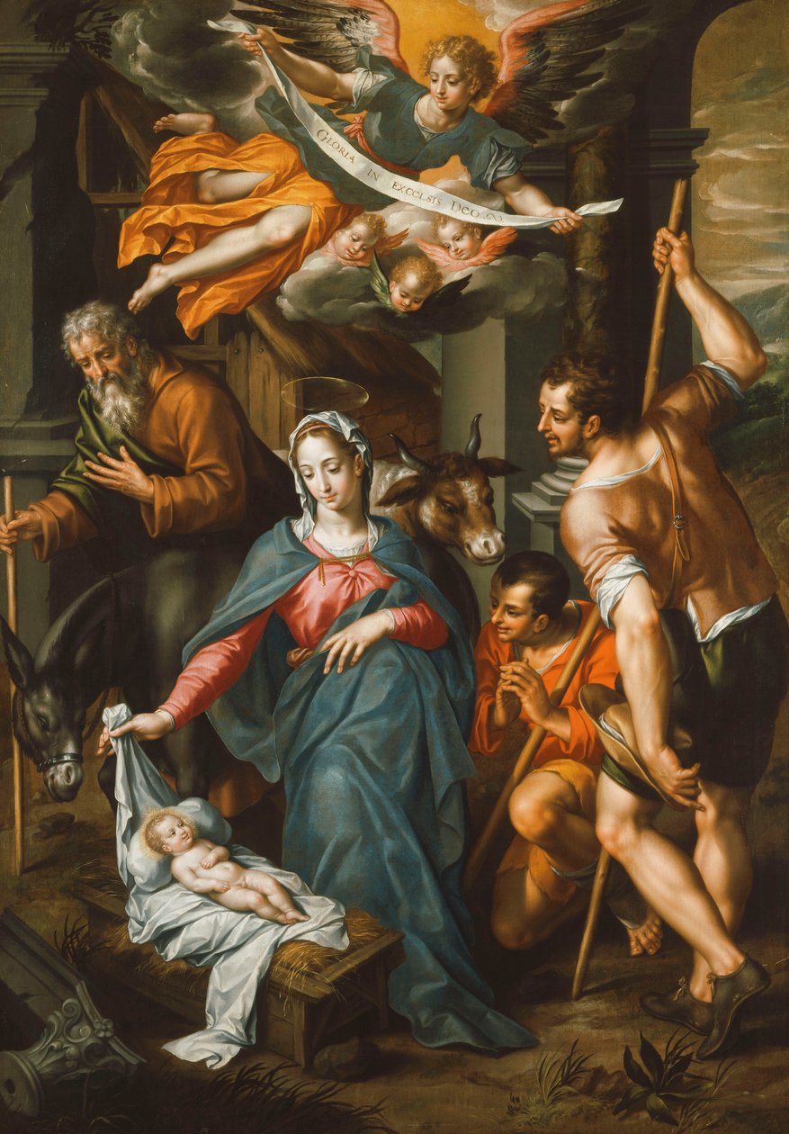 Die Anbetung der Hirten von Hendrick de Clerck