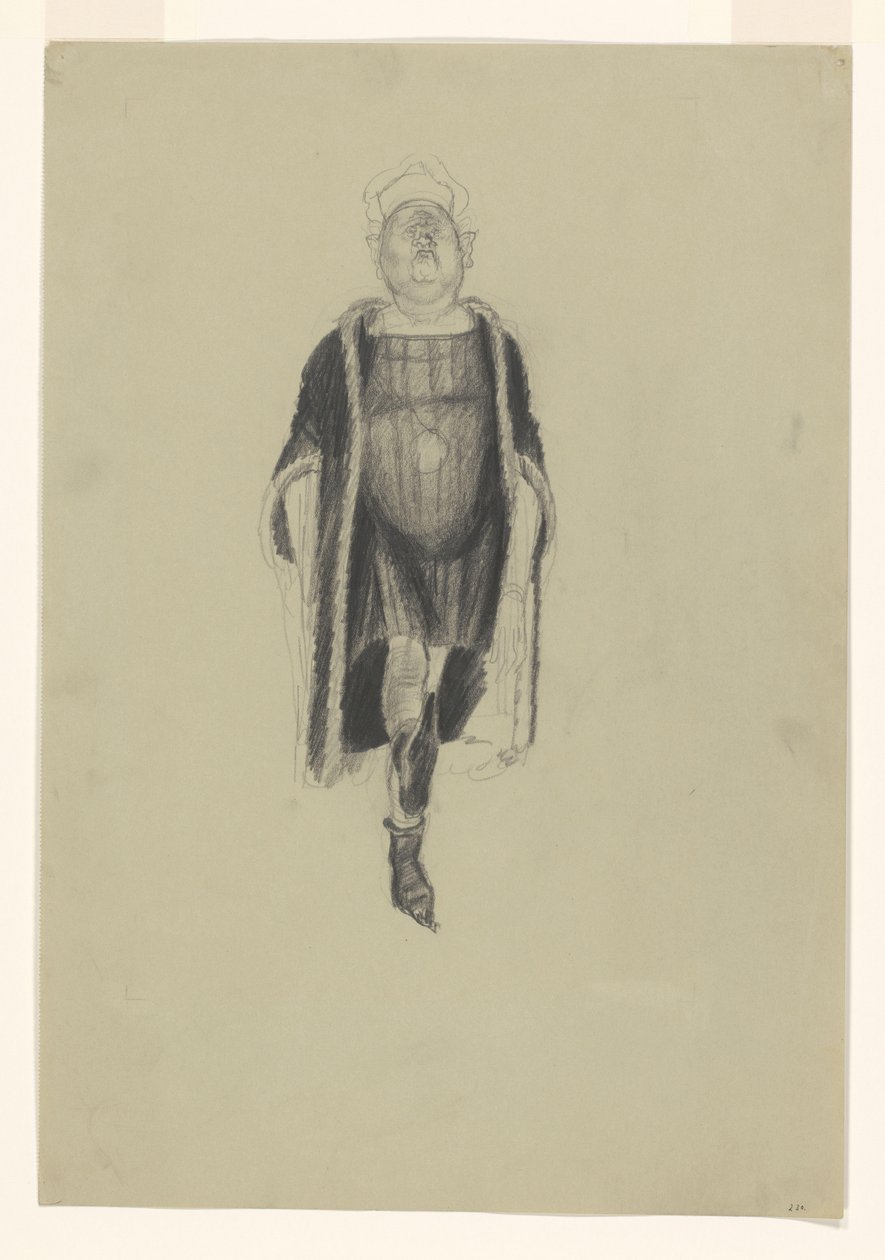 Figur mit Nase in der Luft von Henk Henriët