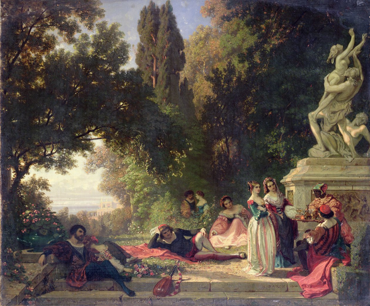 Frühlingsfest in der Toskana von Henri Baron