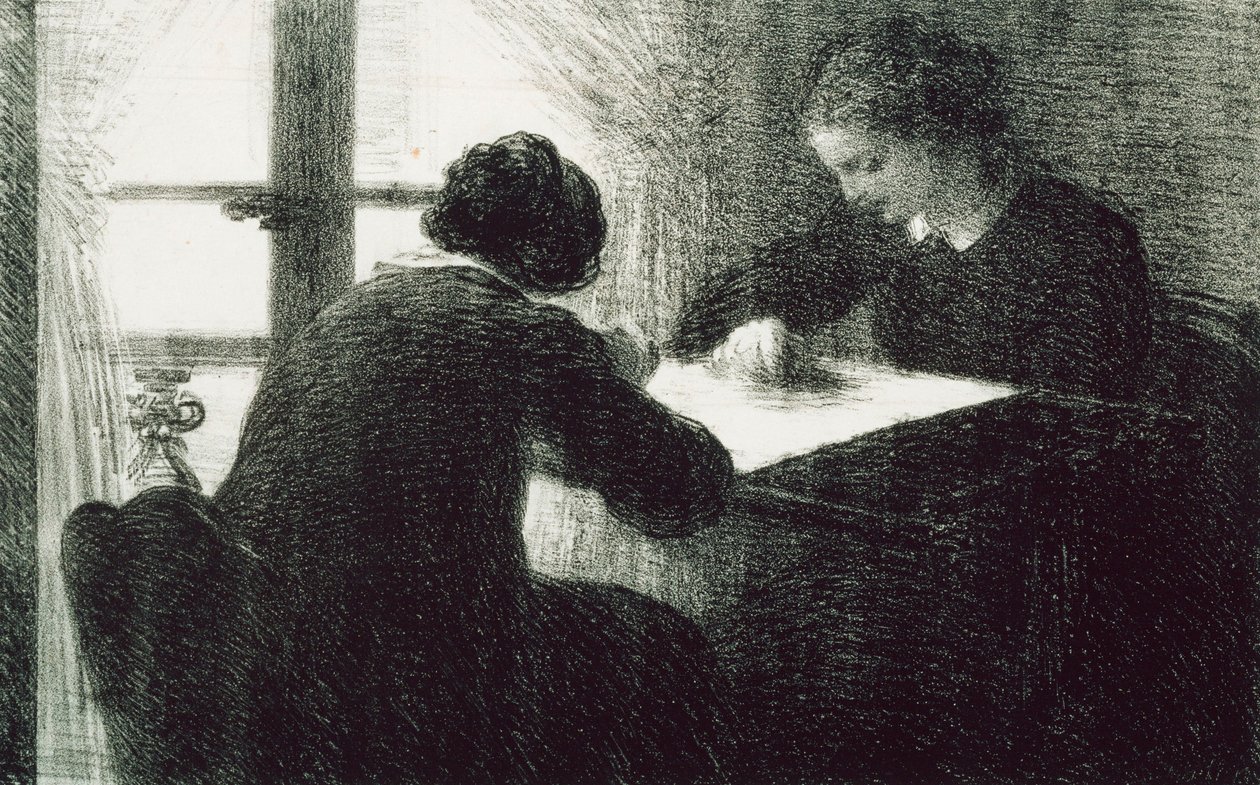 Die Stickerinnen von Ignace Henri Jean Fantin Latour