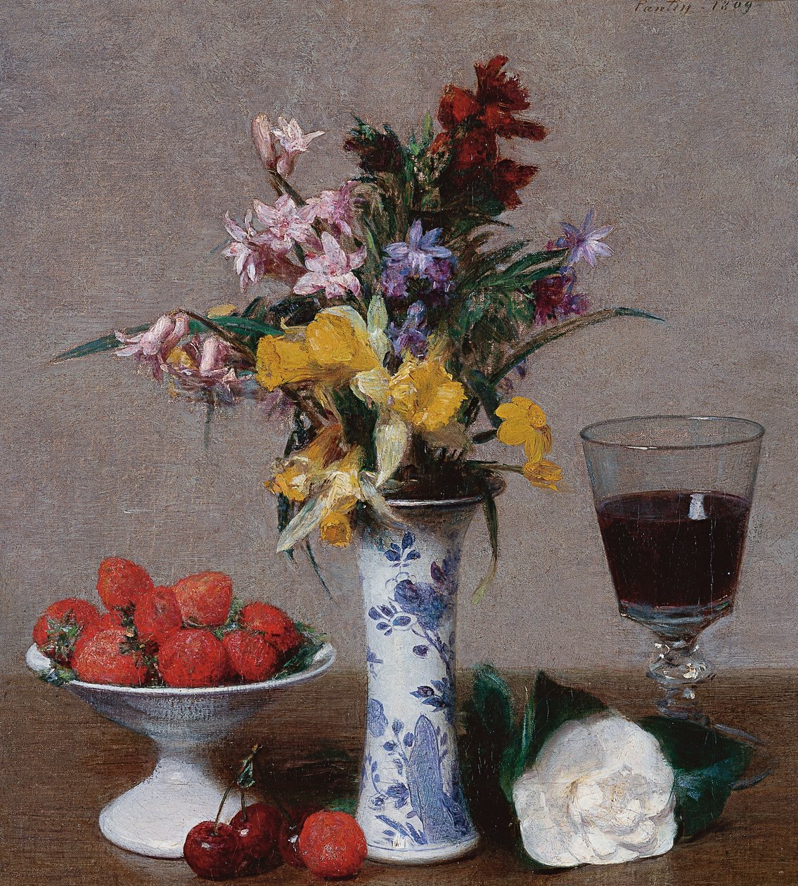 Der Brautstrauß von Ignace Henri Jean Fantin Latour