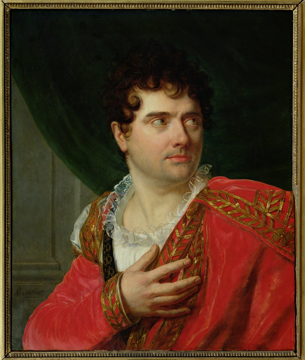 Porträt von Francois Joseph Talma (1763-1826) von Henri Francois Riesener