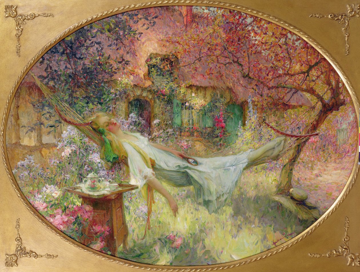 Sommer im Garten von Henri Gaston Darien