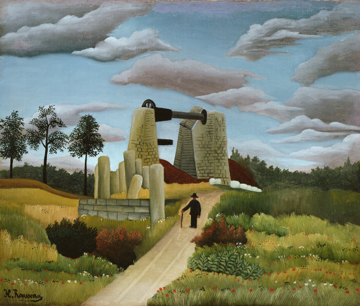 Der Steinbruch von Henri Rousseau