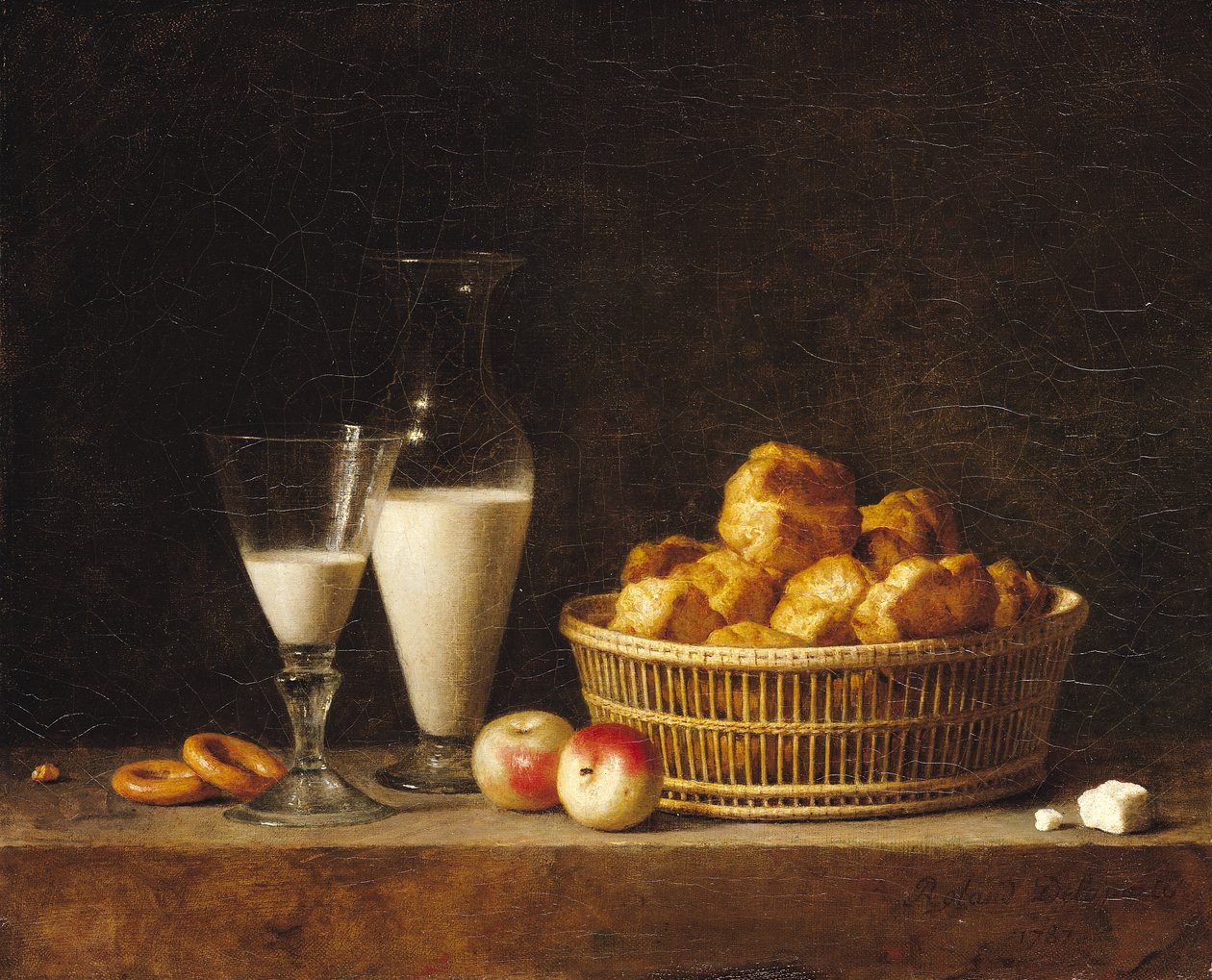 Die kleine Collation oder die Karaffe mit Orgeat, 1787 von Henri Roland de la Porte