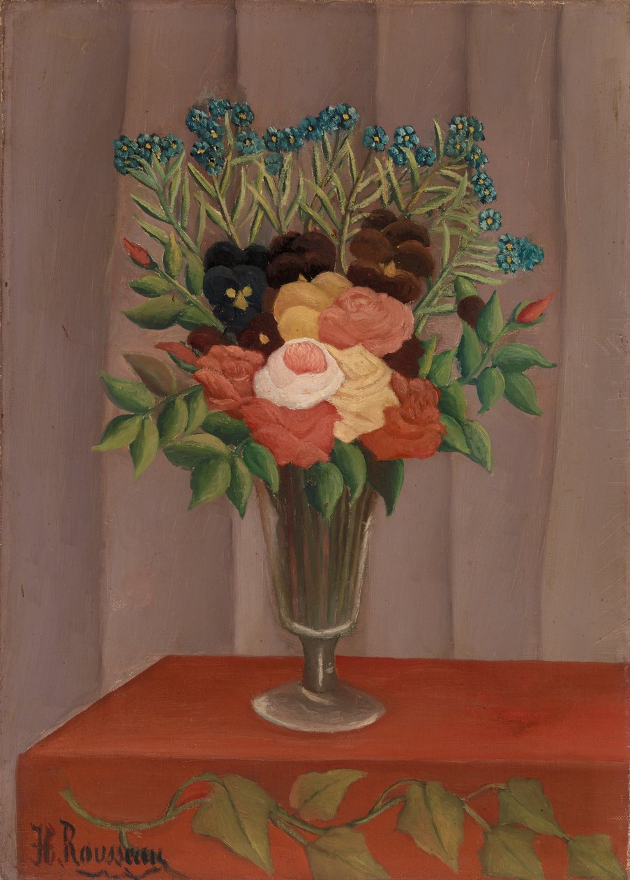 Blumenstrauß (Bouquet de fleurs) von Henri Rousseau