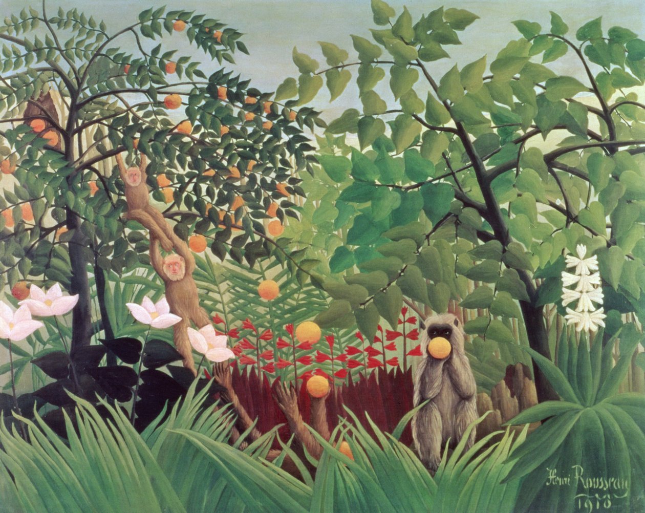 Exotische Landschaft von Henri Rousseau