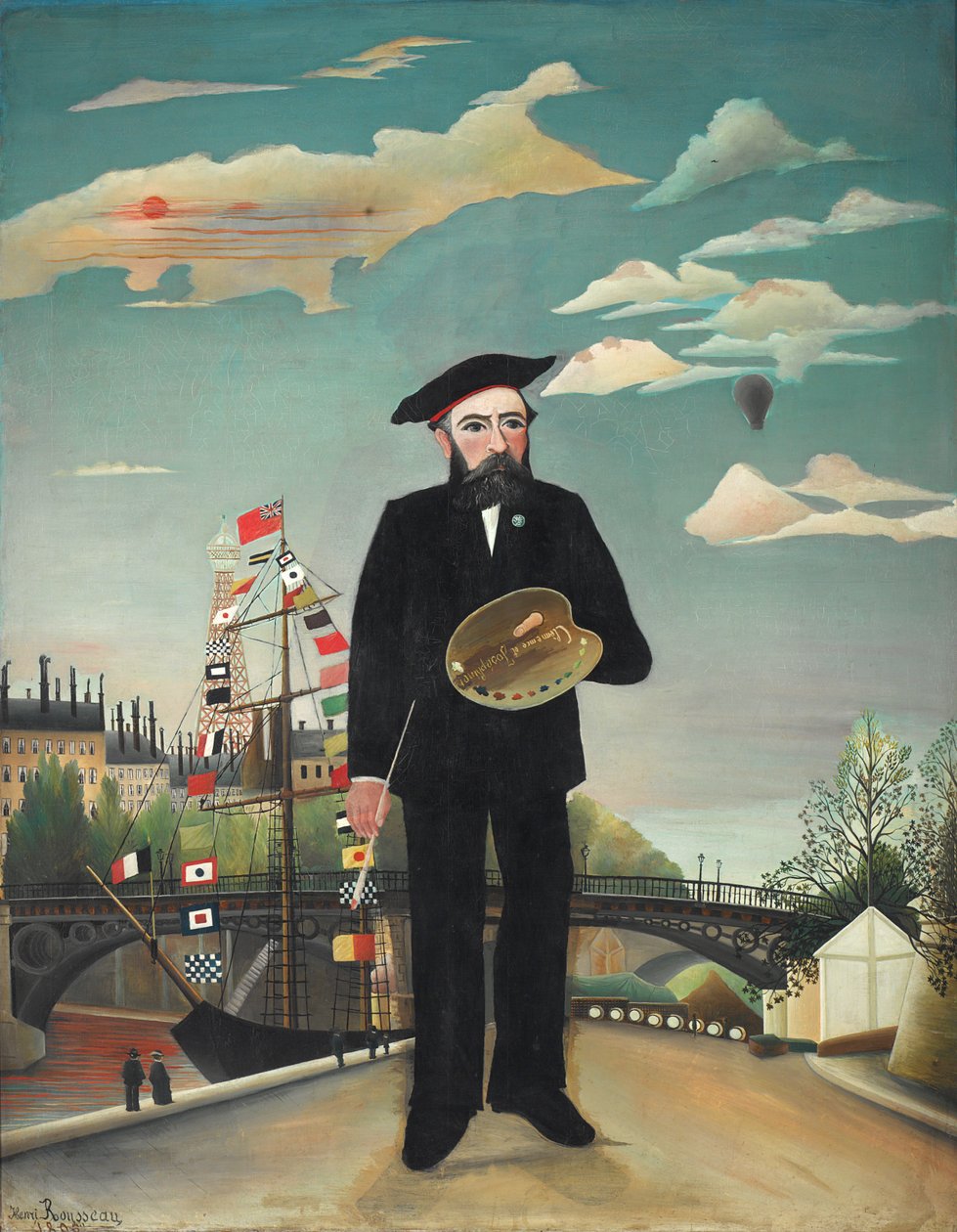 Selbstporträt – Landschaft von Henri Rousseau