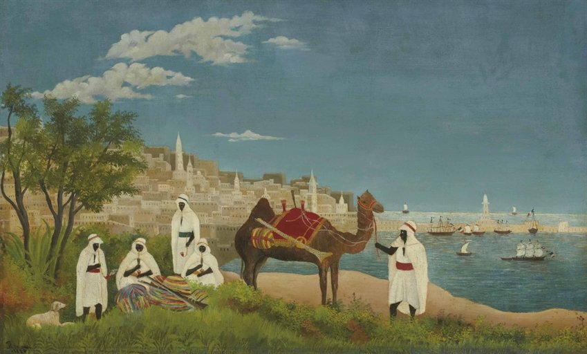 Landschaft von Algier von Henri Rousseau