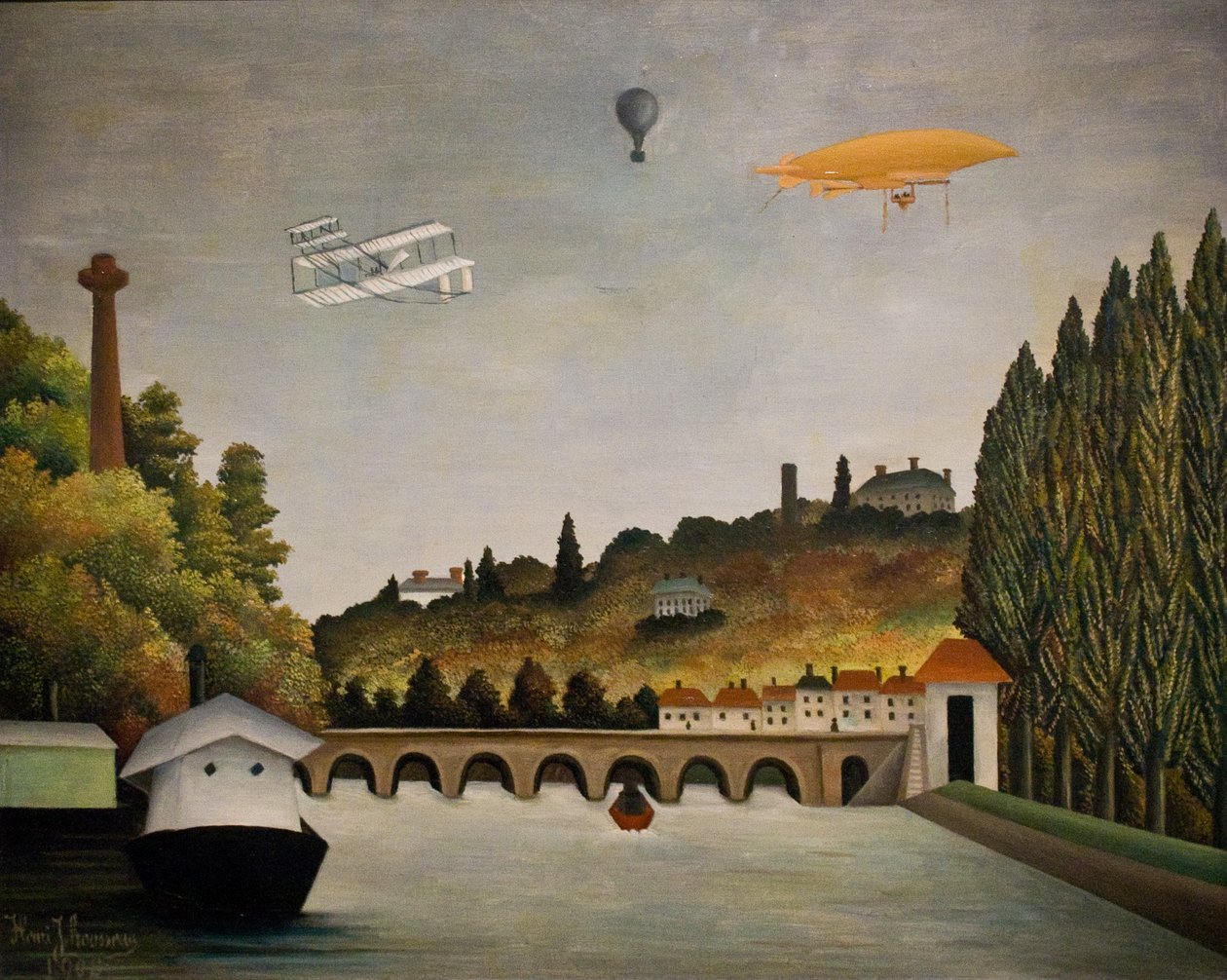 Blick auf die Brücke von Sèvres von Henri Rousseau