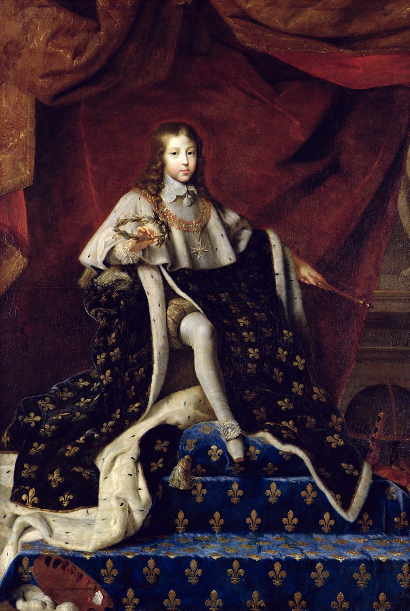 Porträt von Ludwig XIV. (1638-1715) im Alter von 10 Jahren, 1648 von Henri Testelin