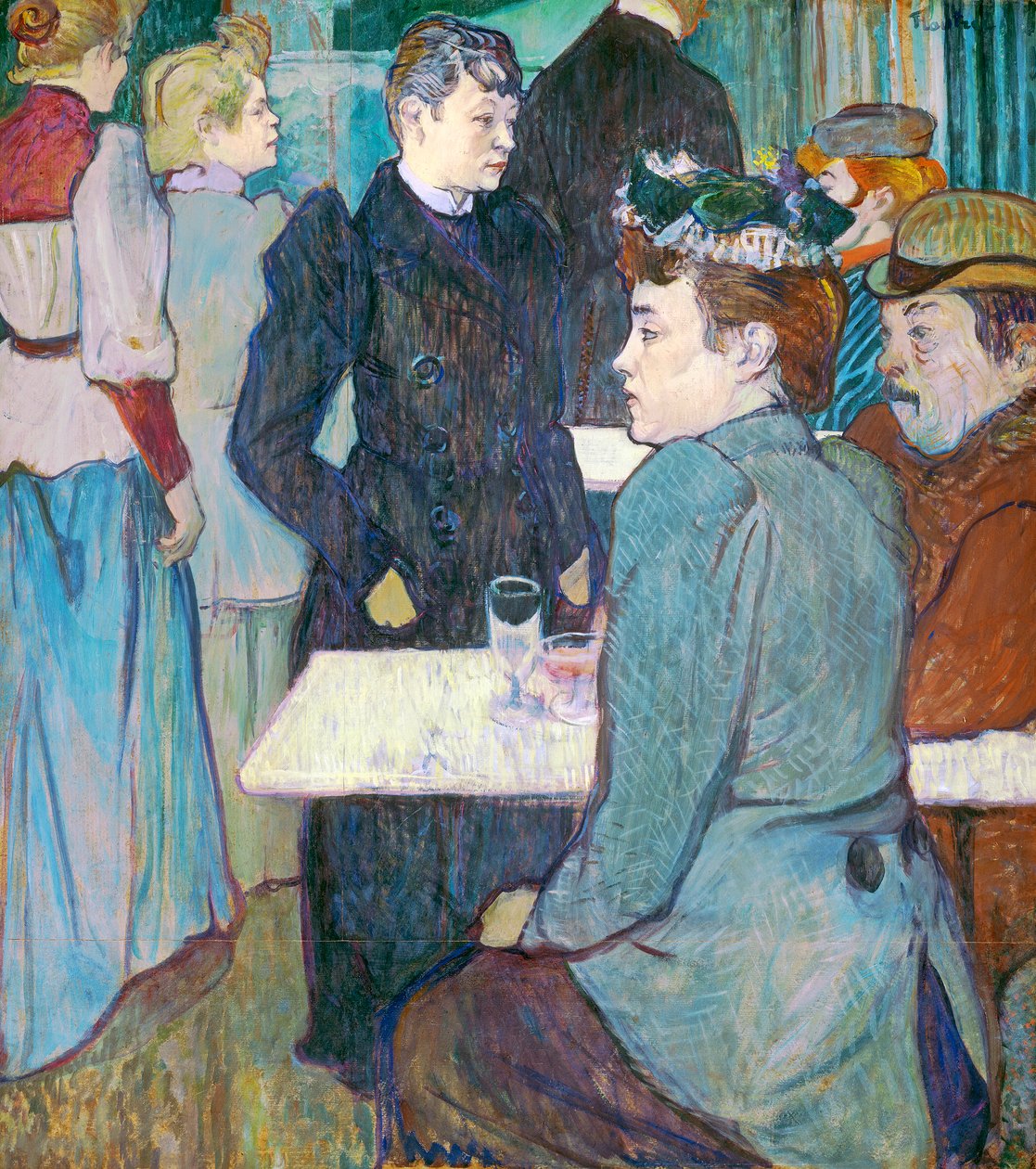 Eine Ecke des Moulin de la Galette, 1892 von Henri de Toulouse Lautrec