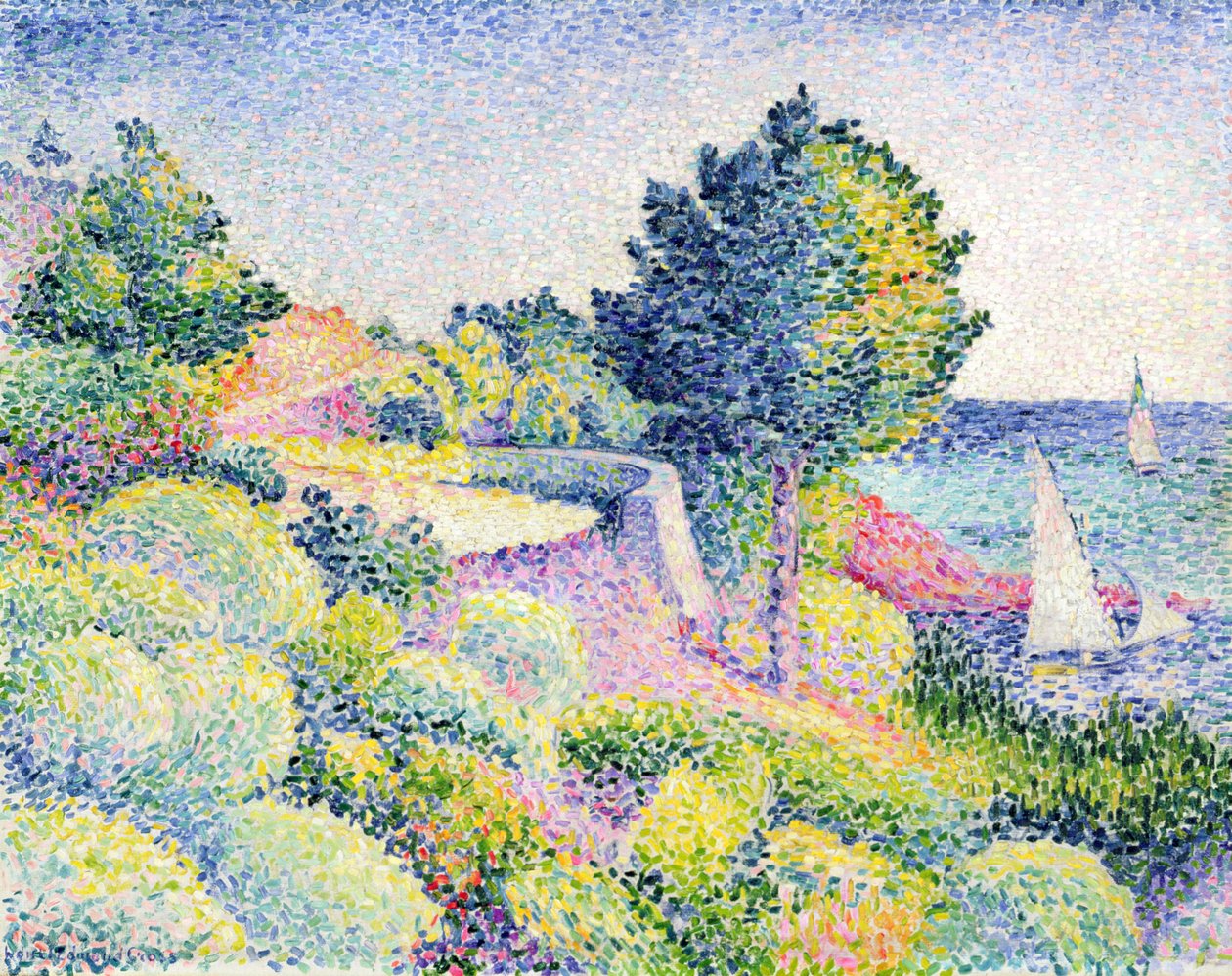 La Route sur la Cote von Henri Edmond Cross