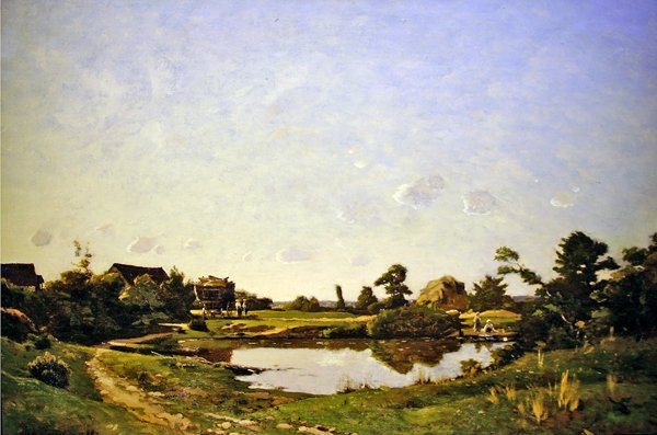 Mittagessen am Pool von Henri Joseph Harpignies