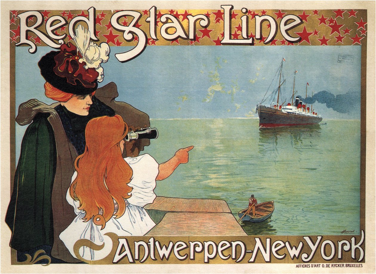 Red Star Line, 1899 von Henri Cassiers