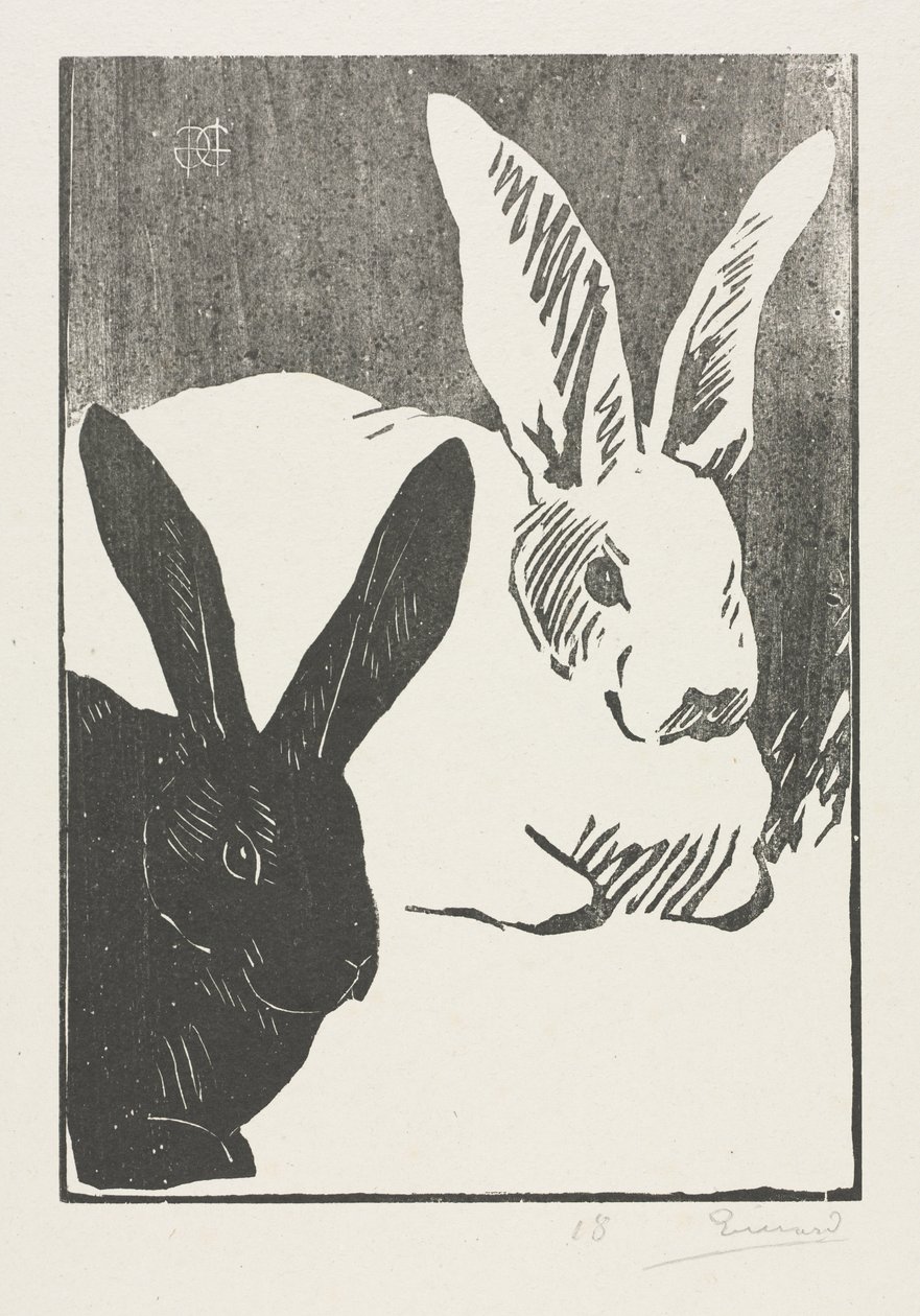 Die Kaninchen von Henri Charles Guérard