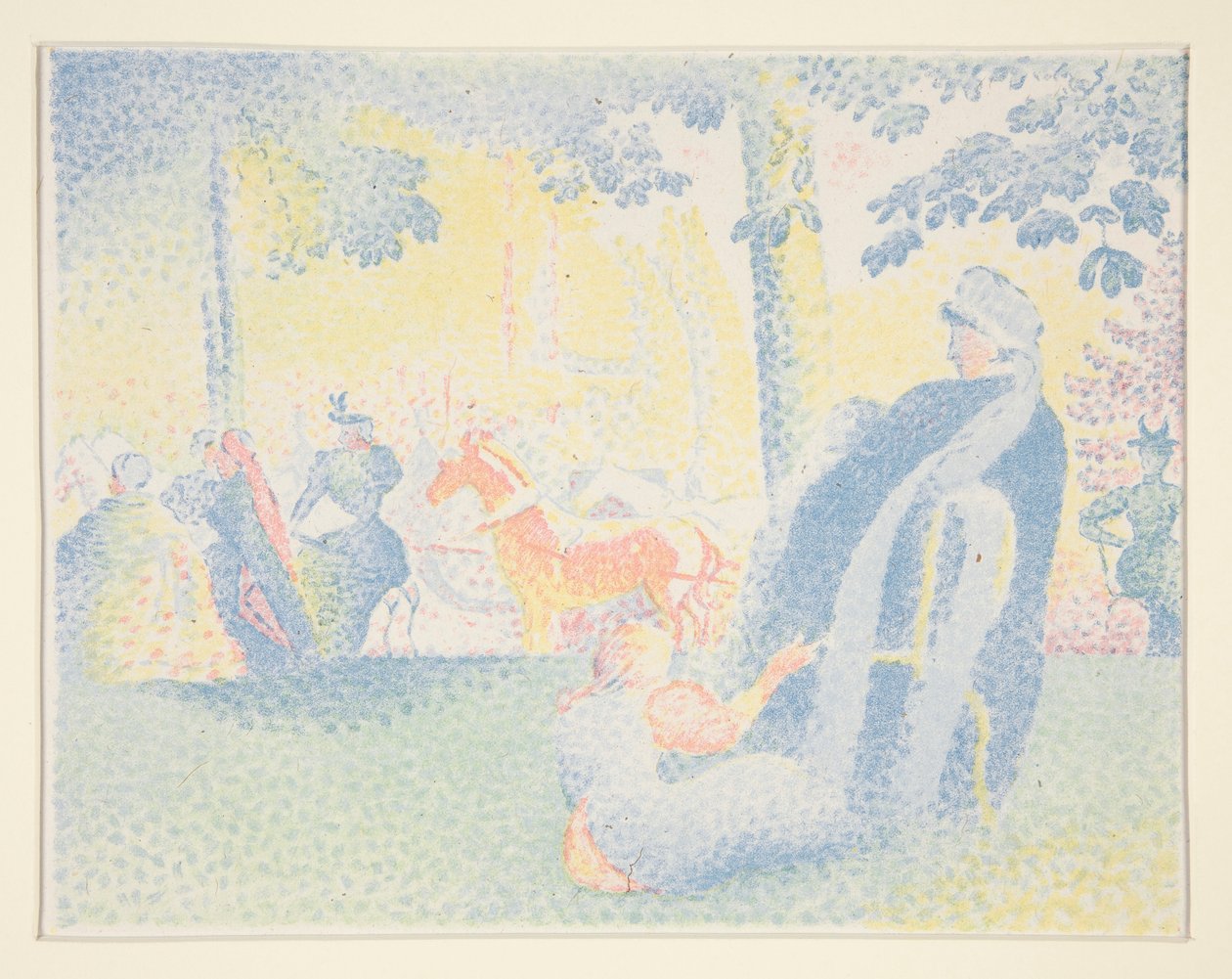 Champs Elysees von Henri Edmond Cross