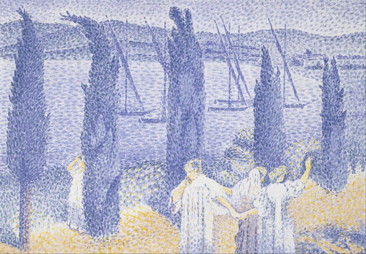Die Promenade von Henri Edmond Cross