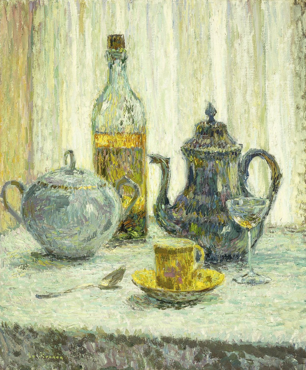Stillleben von Henri Eugene Augustin Le Sidaner