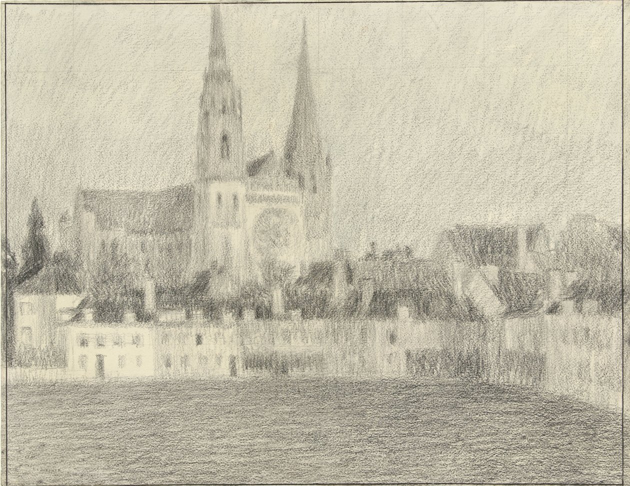 Ansicht von Chartres von Henri Eugene Le Sidaner
