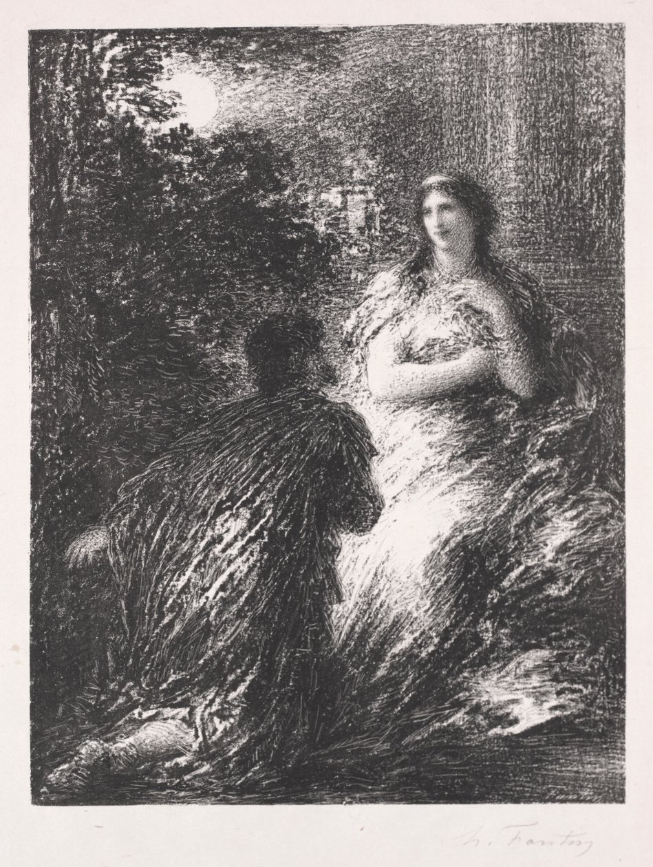 Duo der Trojaner von Ignace Henri Jean Fantin Latour