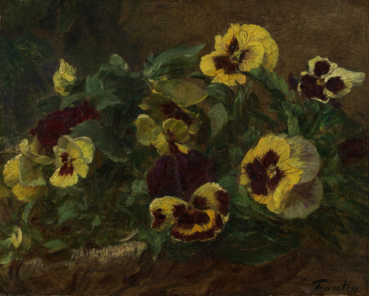 Stiefmütterchen von Ignace Henri Jean Fantin Latour