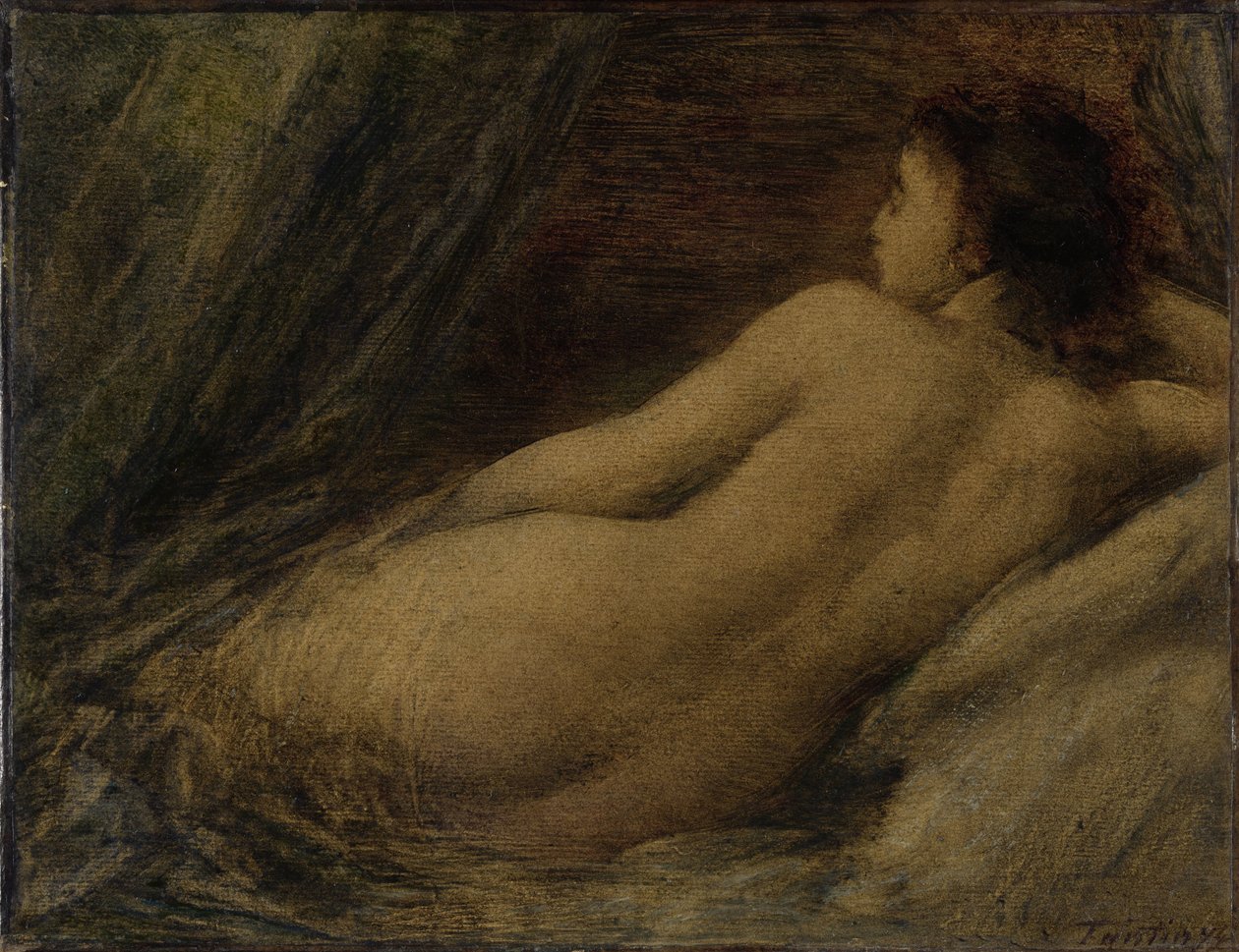 Liegender Akt von Ignace Henri Jean Fantin Latour