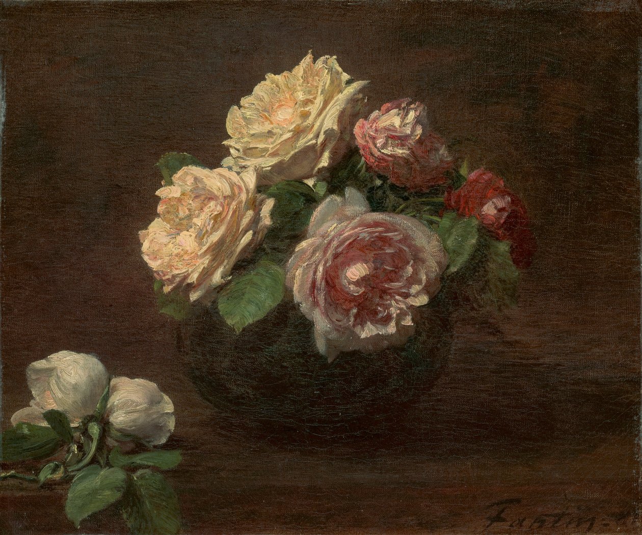 Rosen in einer Schale von Henri Fantin Latour