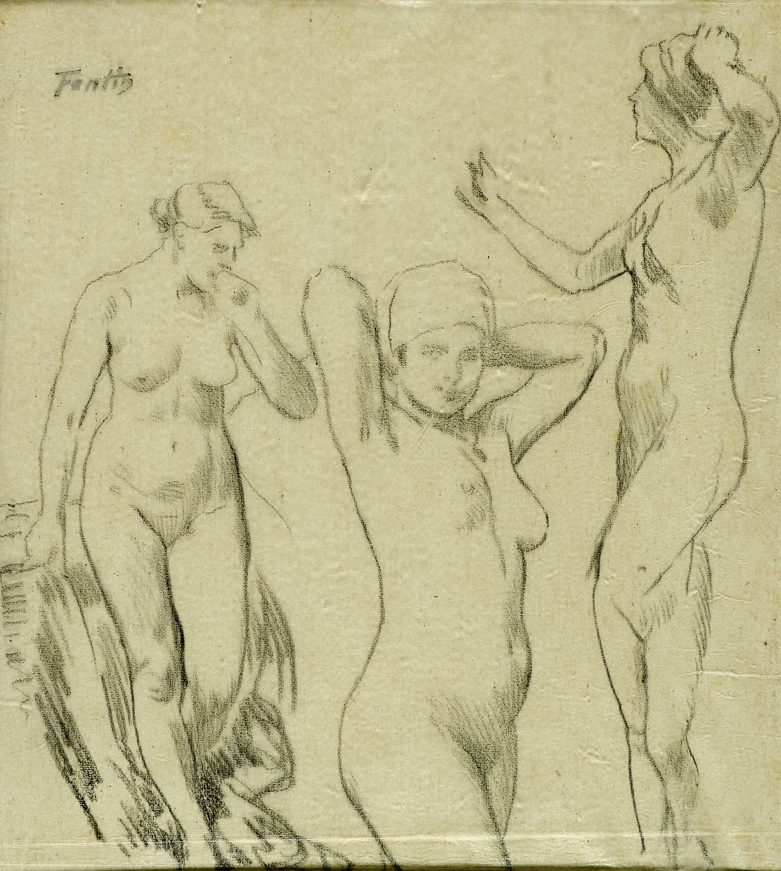 Studie [Weibliche Akte] von Ignace Henri Jean Fantin Latour