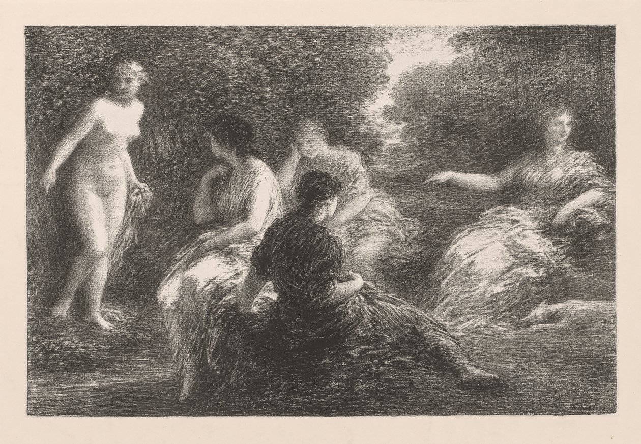 Die Badenden von Ignace Henri Jean Fantin Latour