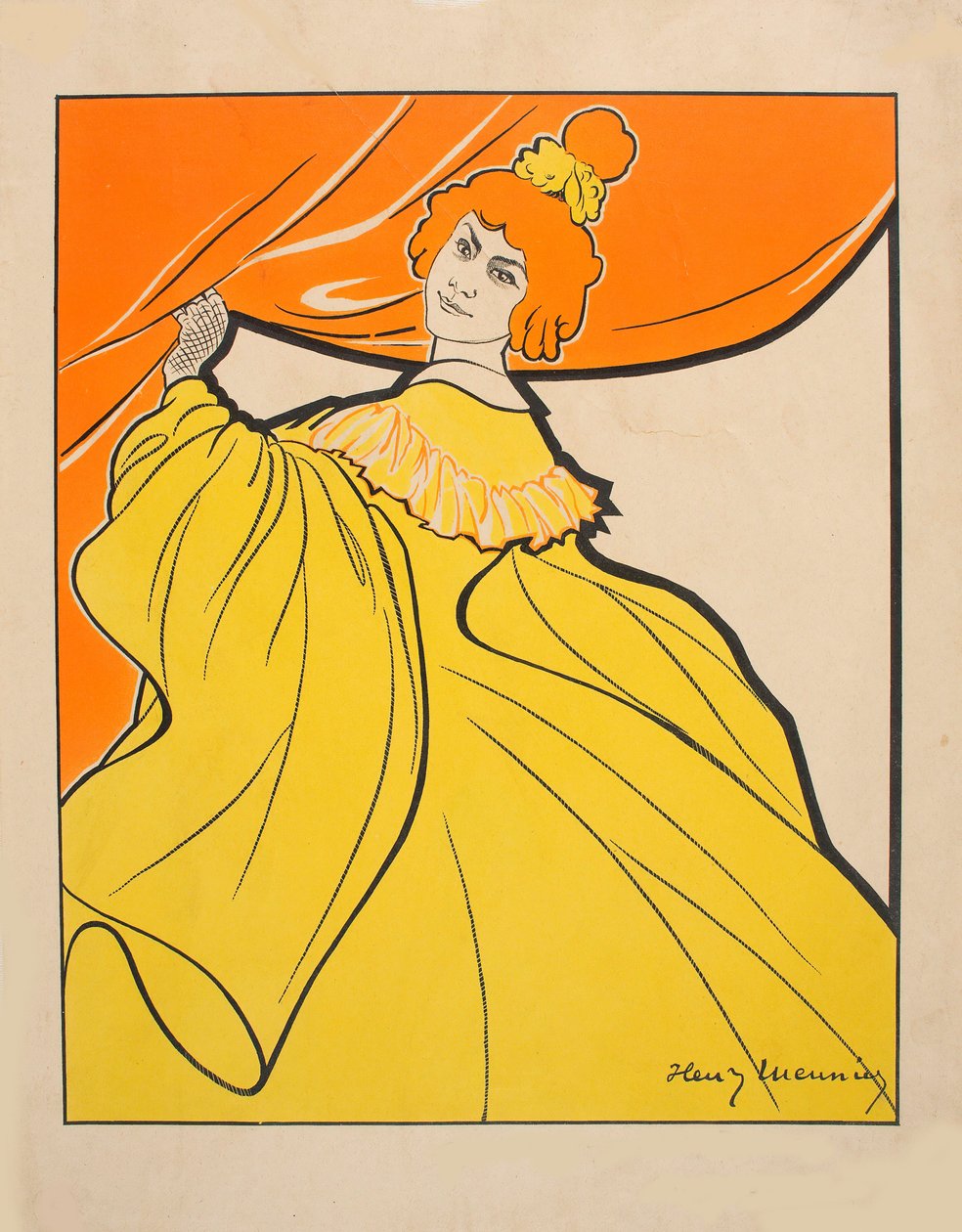 Odette Dulac, ca. 1900 von Henri Georges Meunier