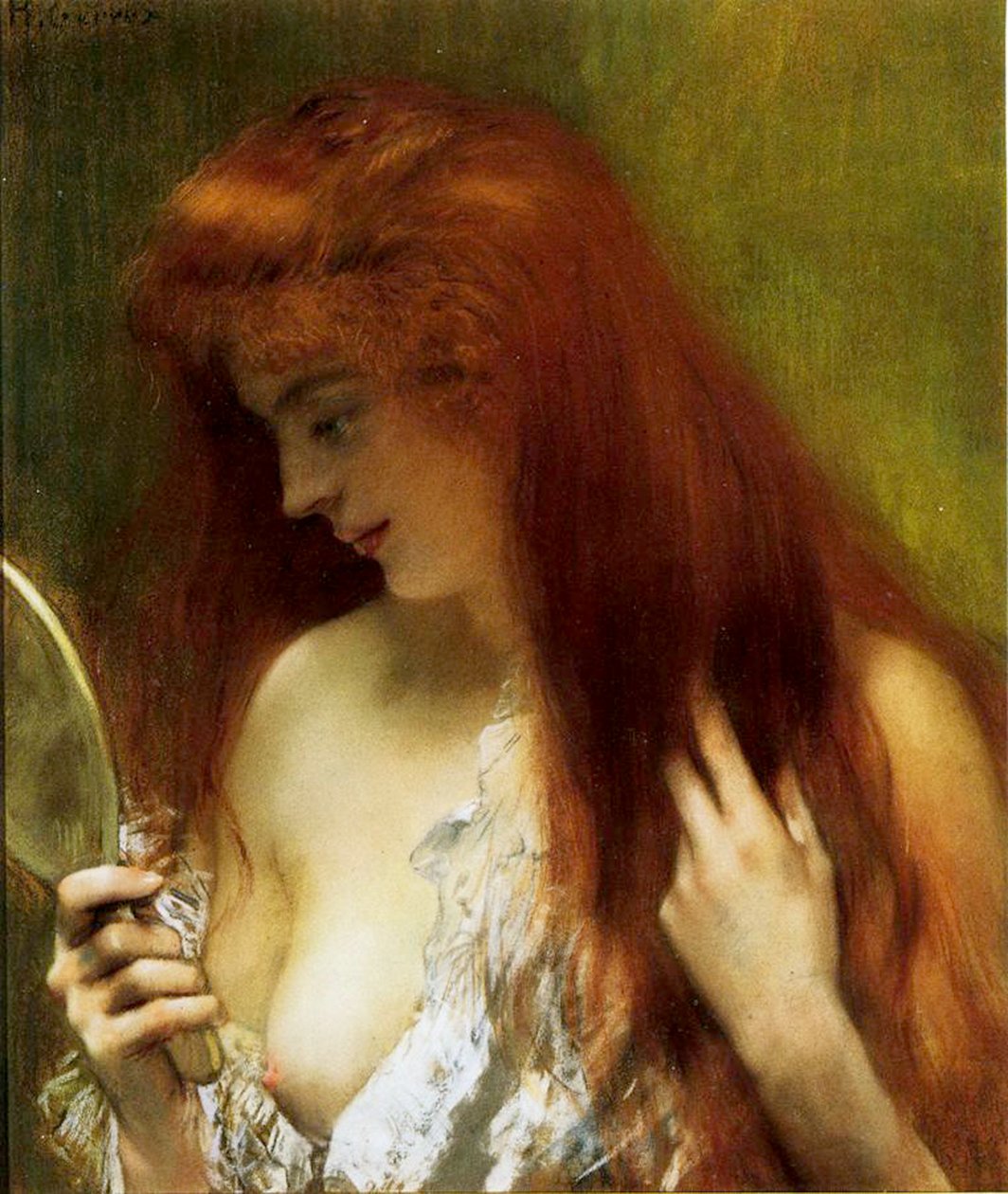 Mädchen mit roten Haaren von Henri Gervex