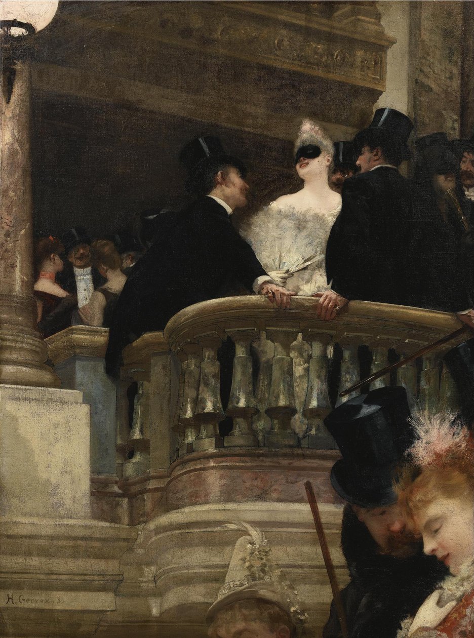 Maskenball in der Oper von Henri Gervex