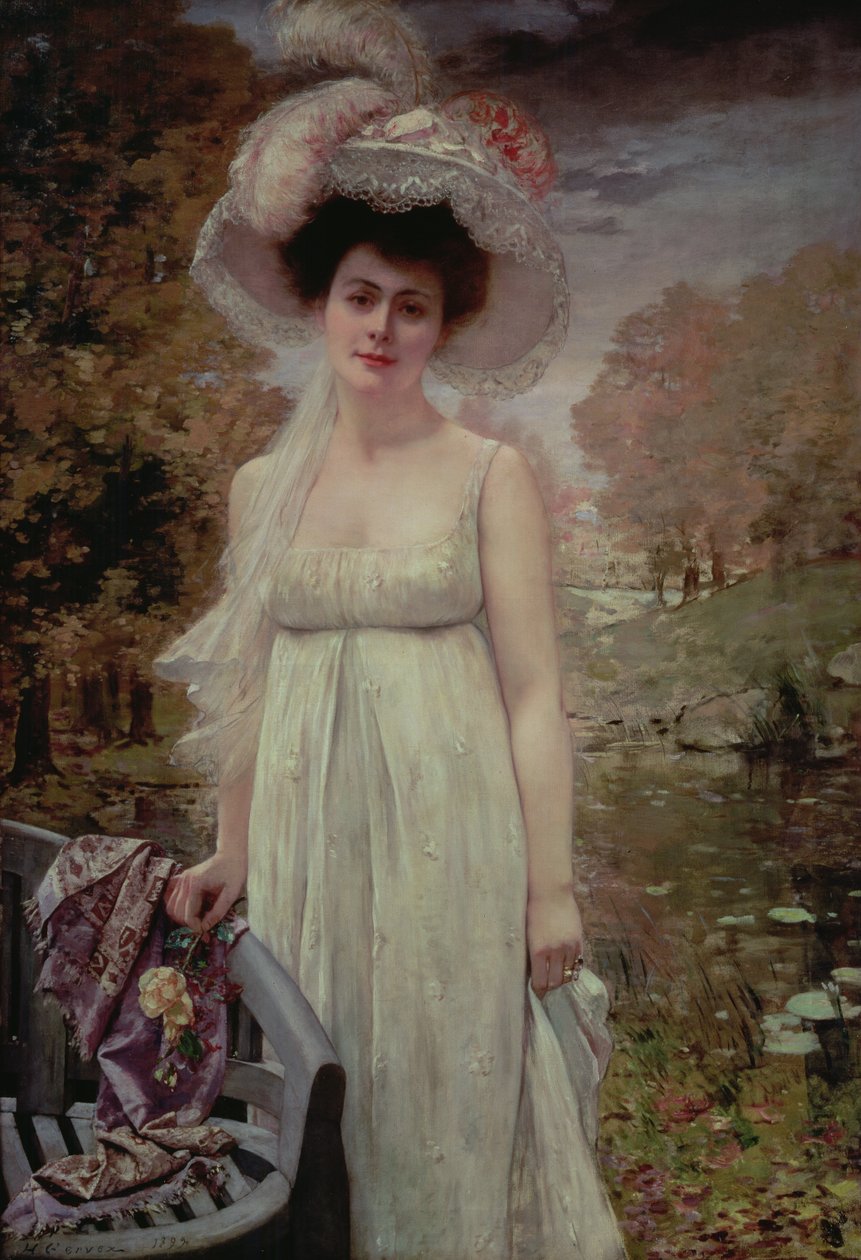 Porträt von Madame Gervex, 1899 von Henri Gervex