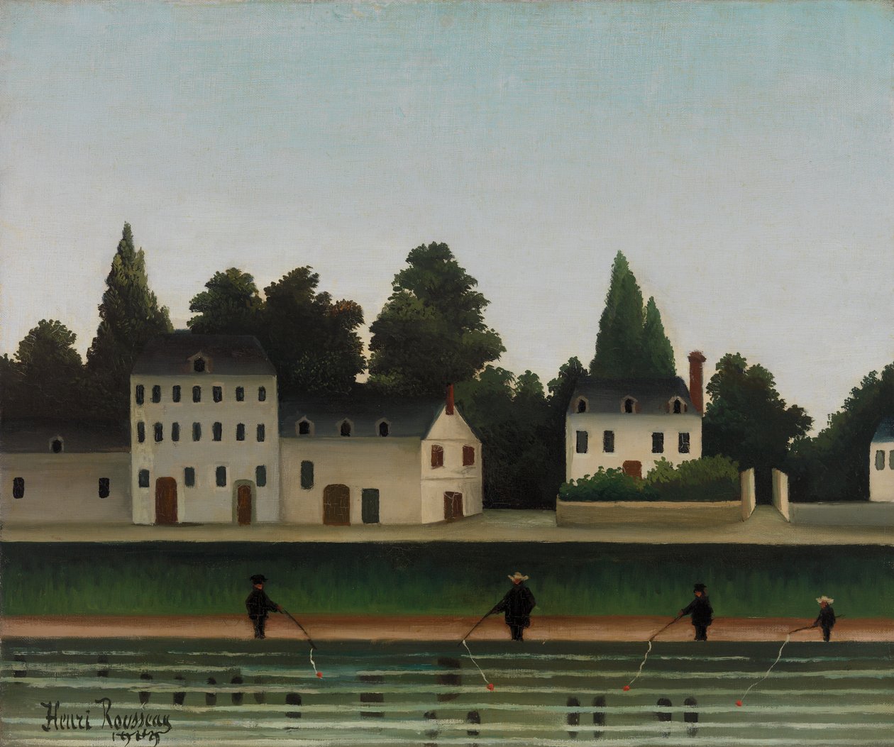 Landschaft mit Fischer von Henri J.F. 1844 1910 Rousseau