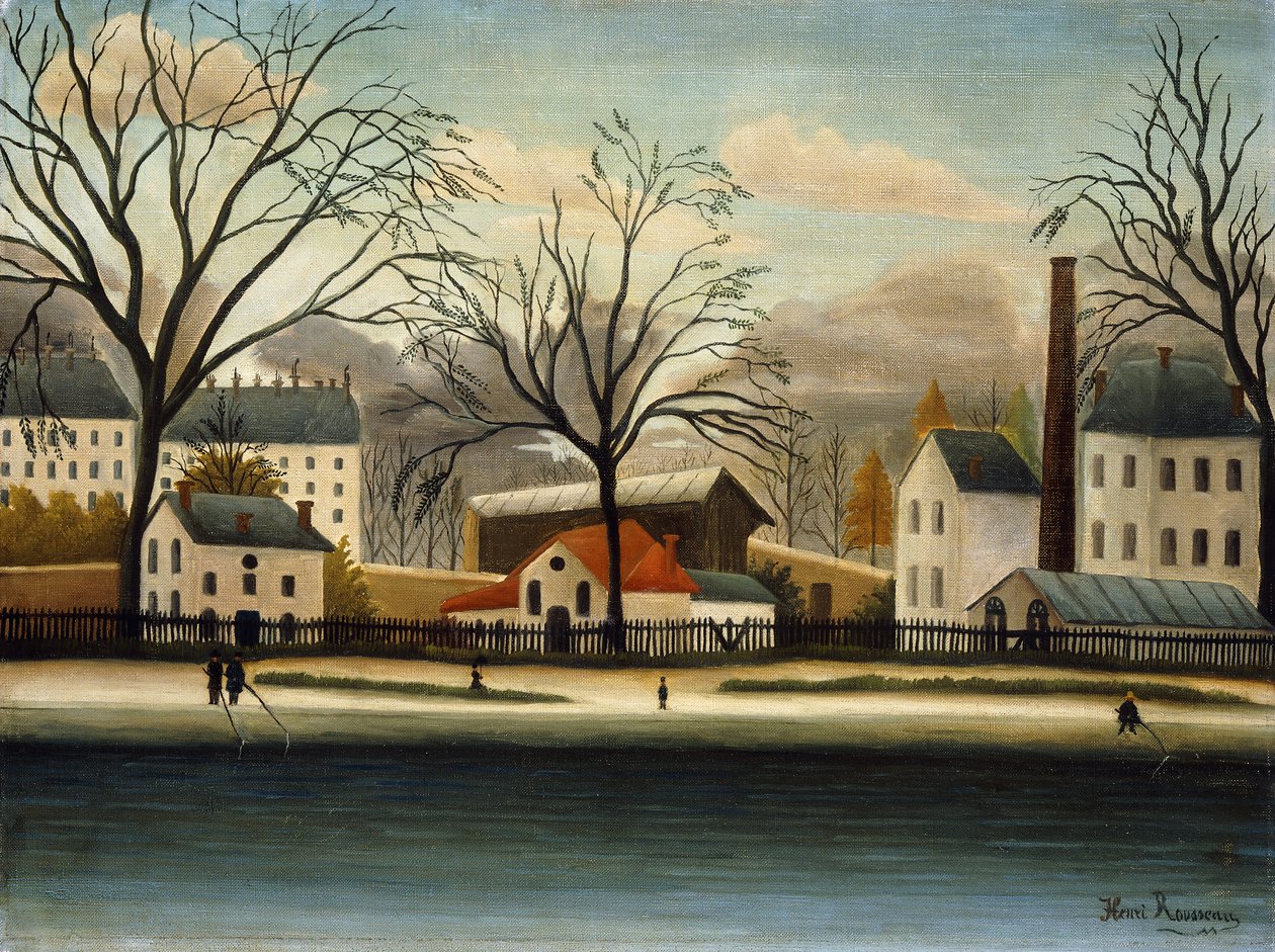 Vororte, ca. 1896 von Henri J.F. Rousseau