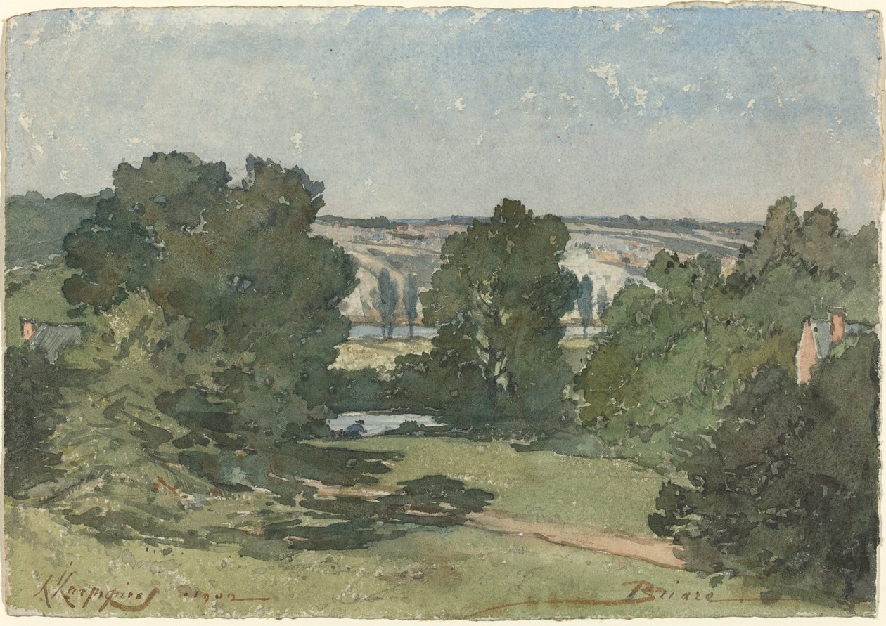Briare von Henri Joseph Harpignies