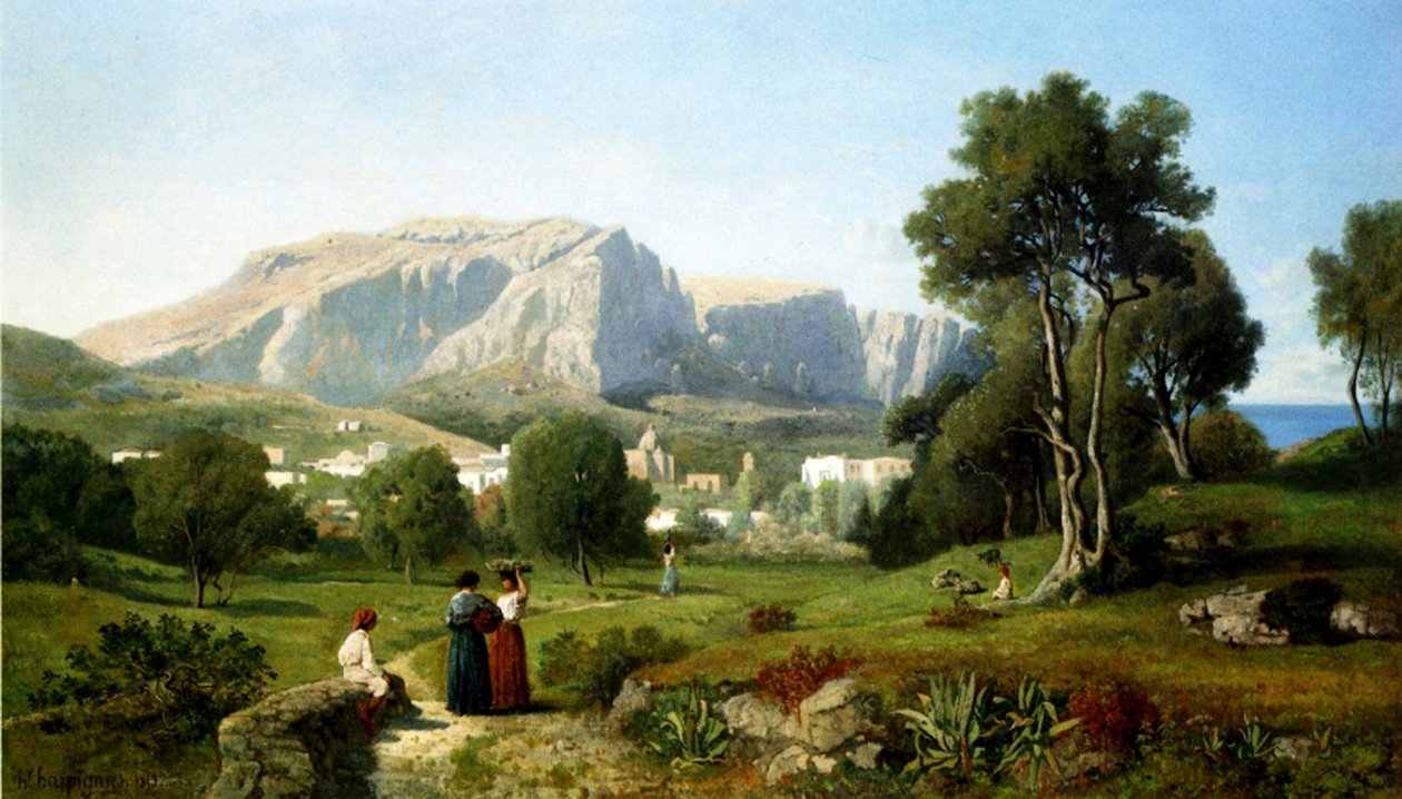Capri von Henri Joseph Harpignies