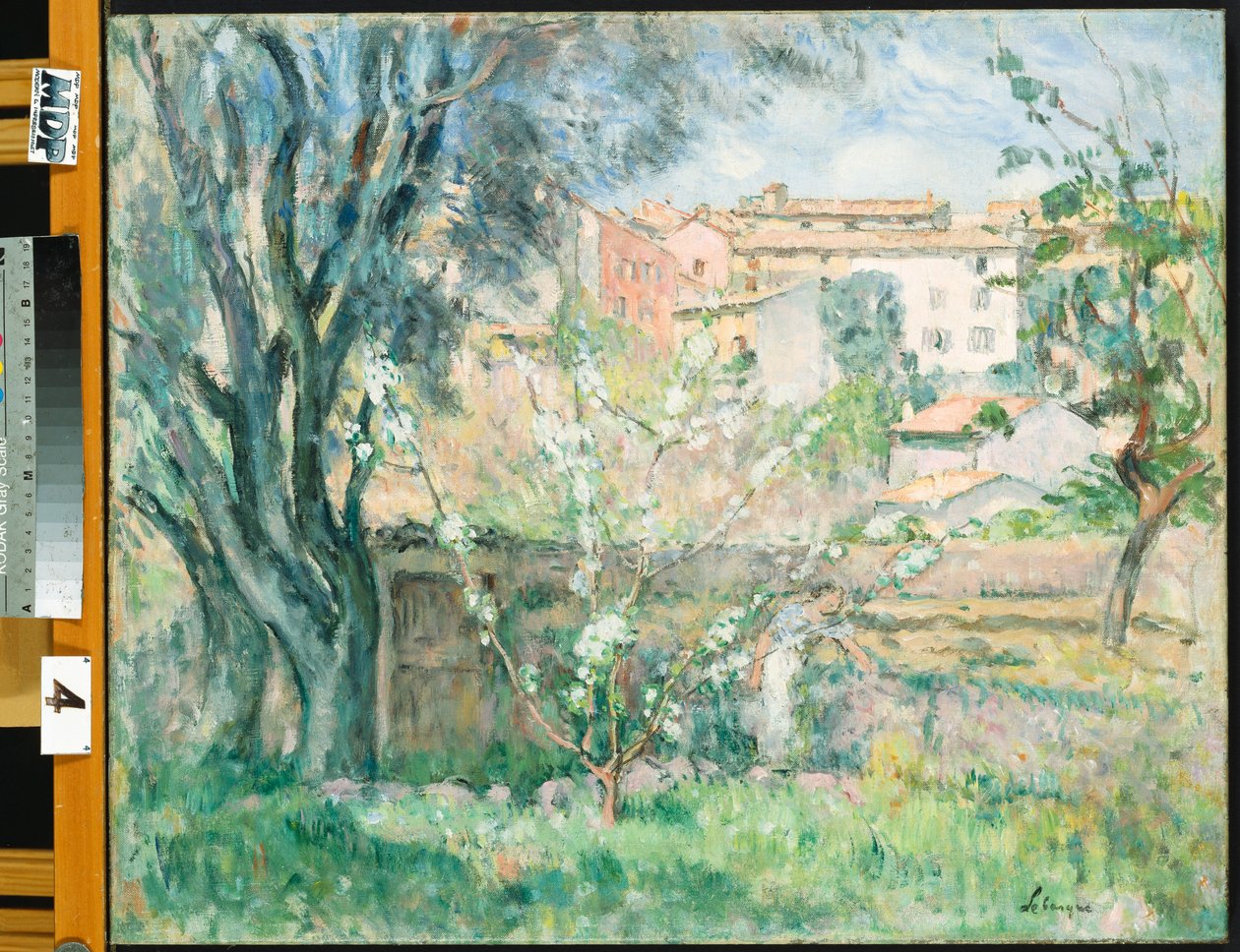 Der Garten des Künstlers in Cannet, 1931 von Henri Lebasque