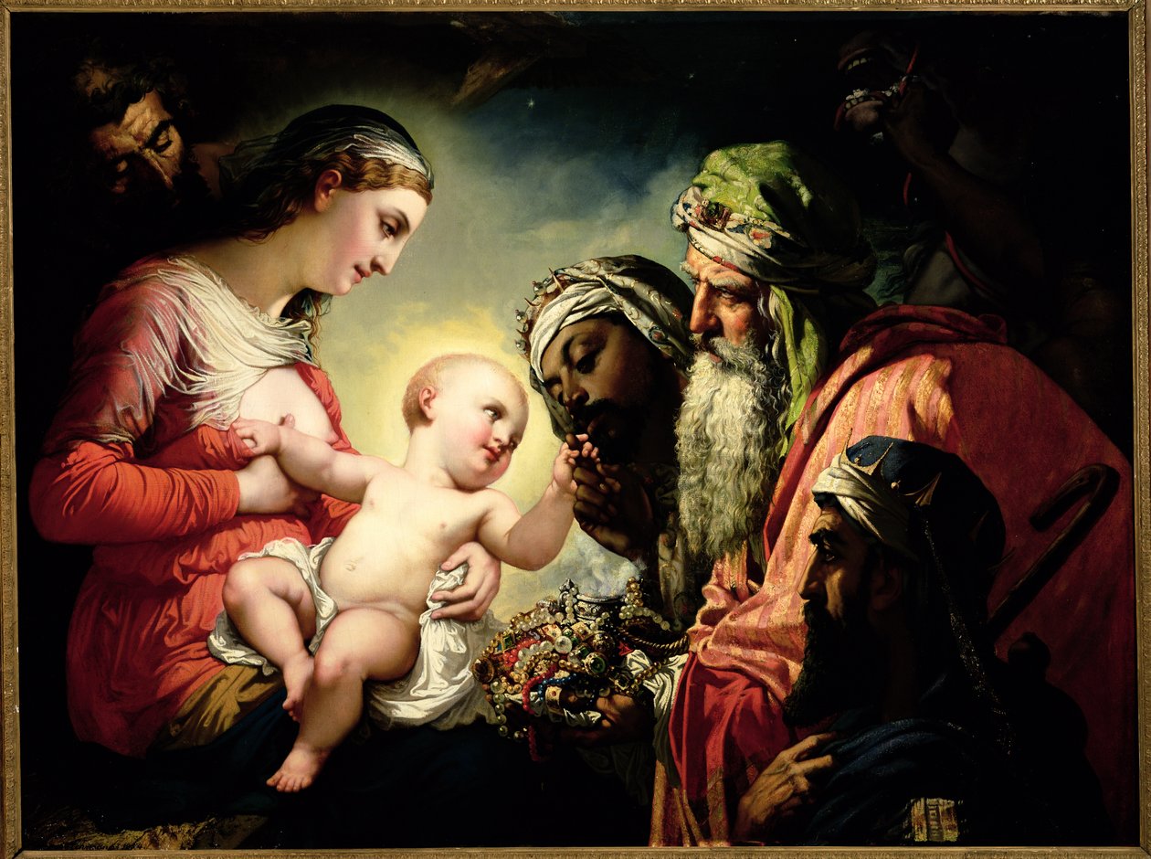 Anbetung der Könige, 1854 von Henri Lehmann