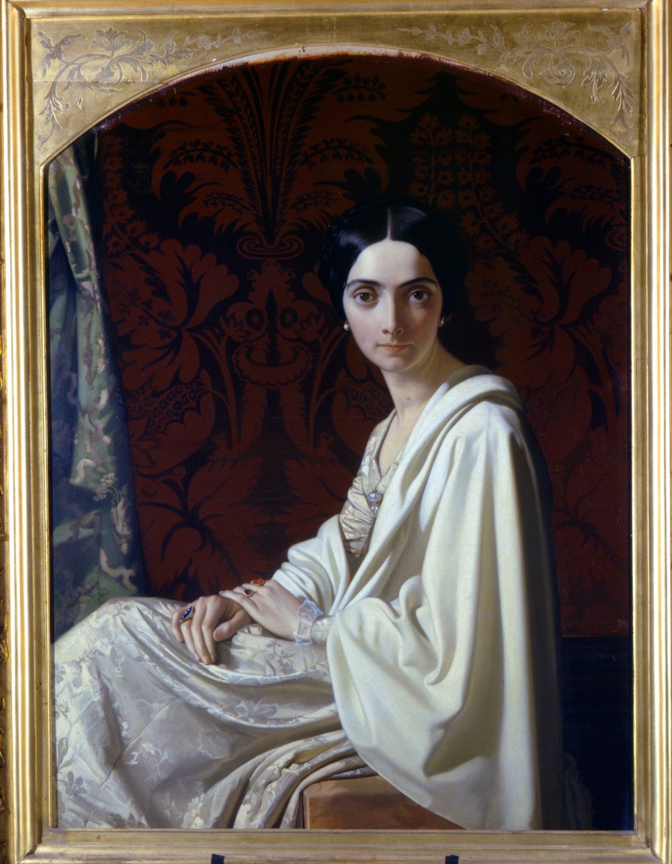 Marquise Cristina Trivulzio, Prinzessin von Belgiojoso von Henri Lehmann