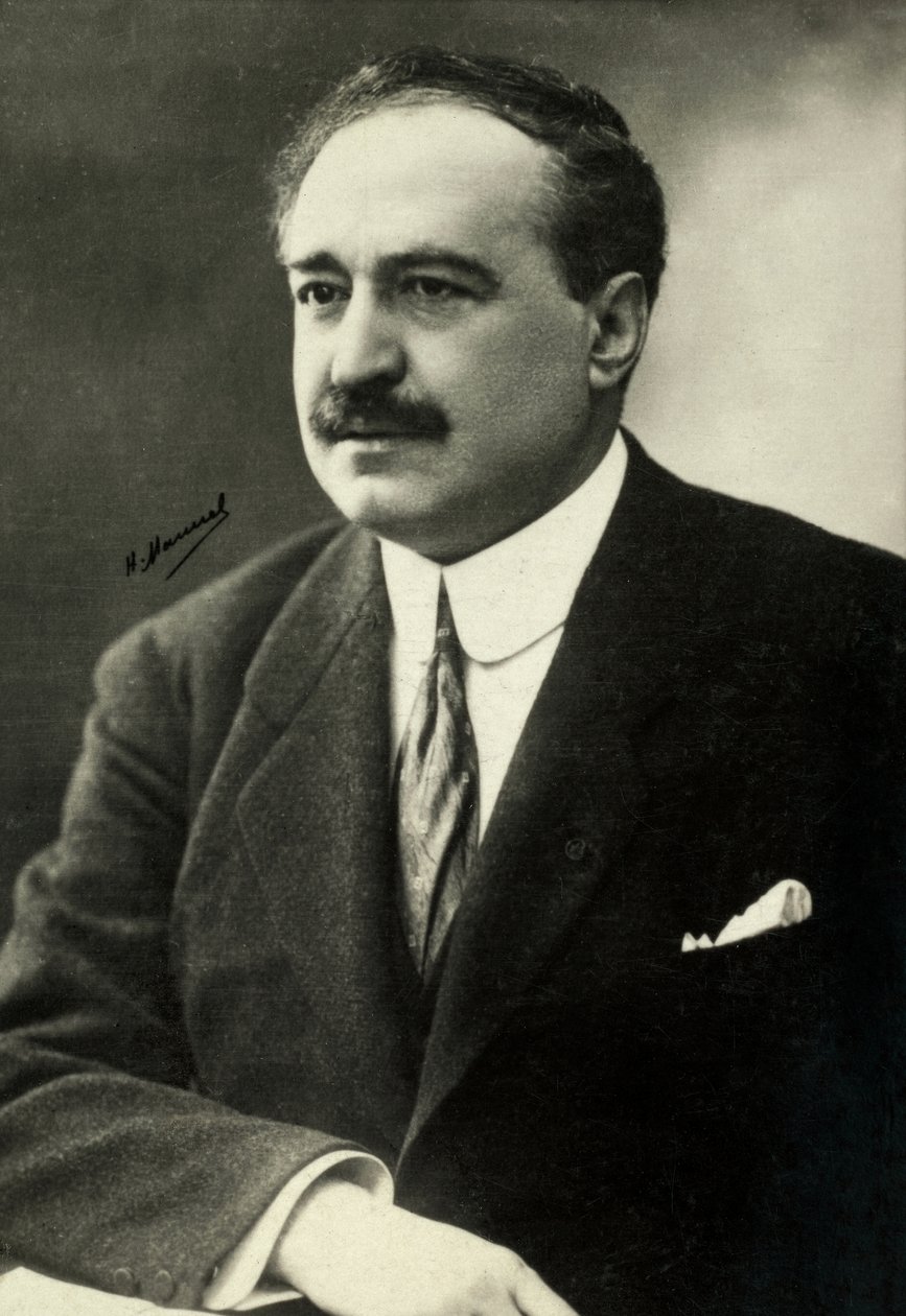 Porträt von Vicente Blasco Ibanez von Henri Manuel