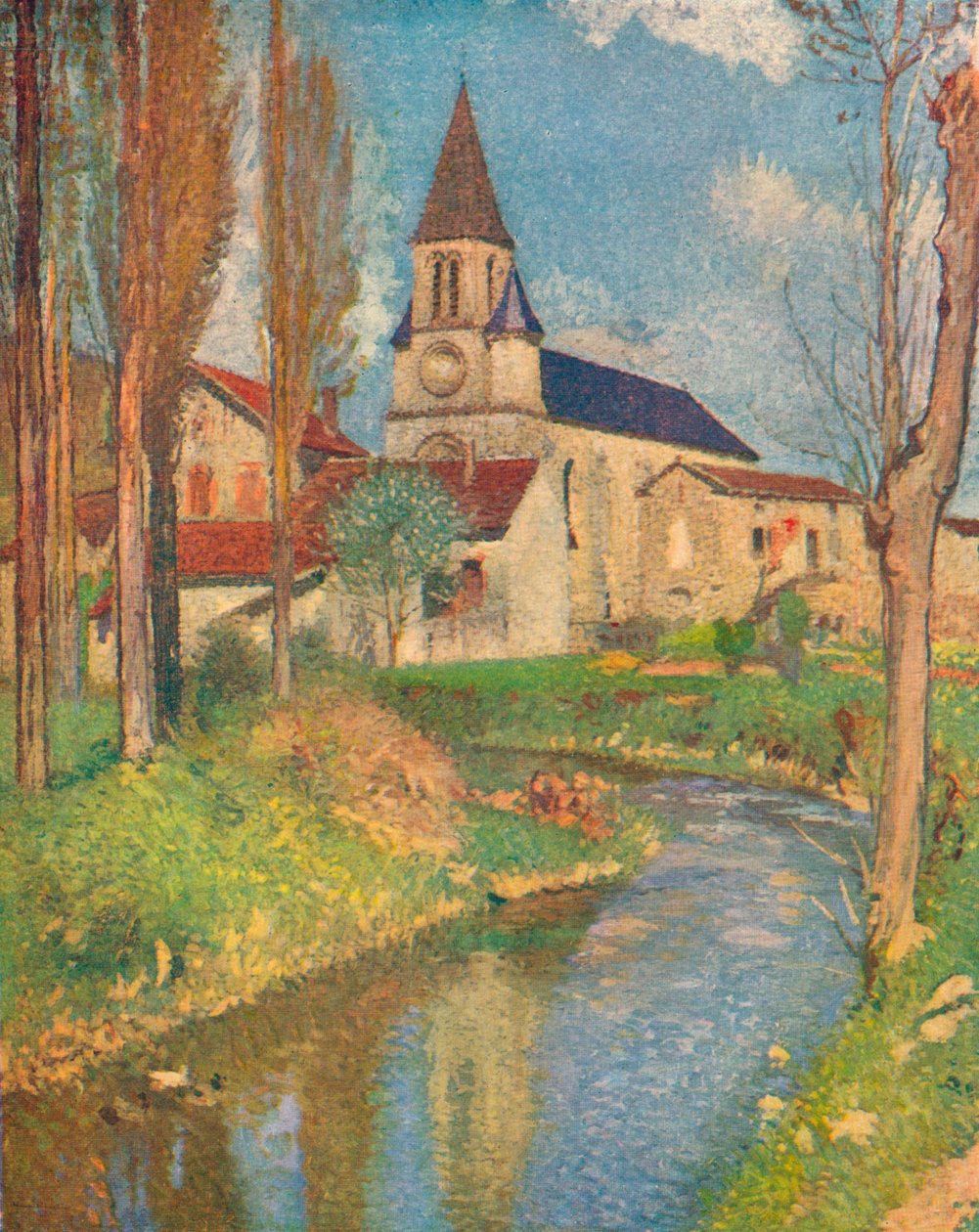 Die Kirche von La Bastide von Henri Martin