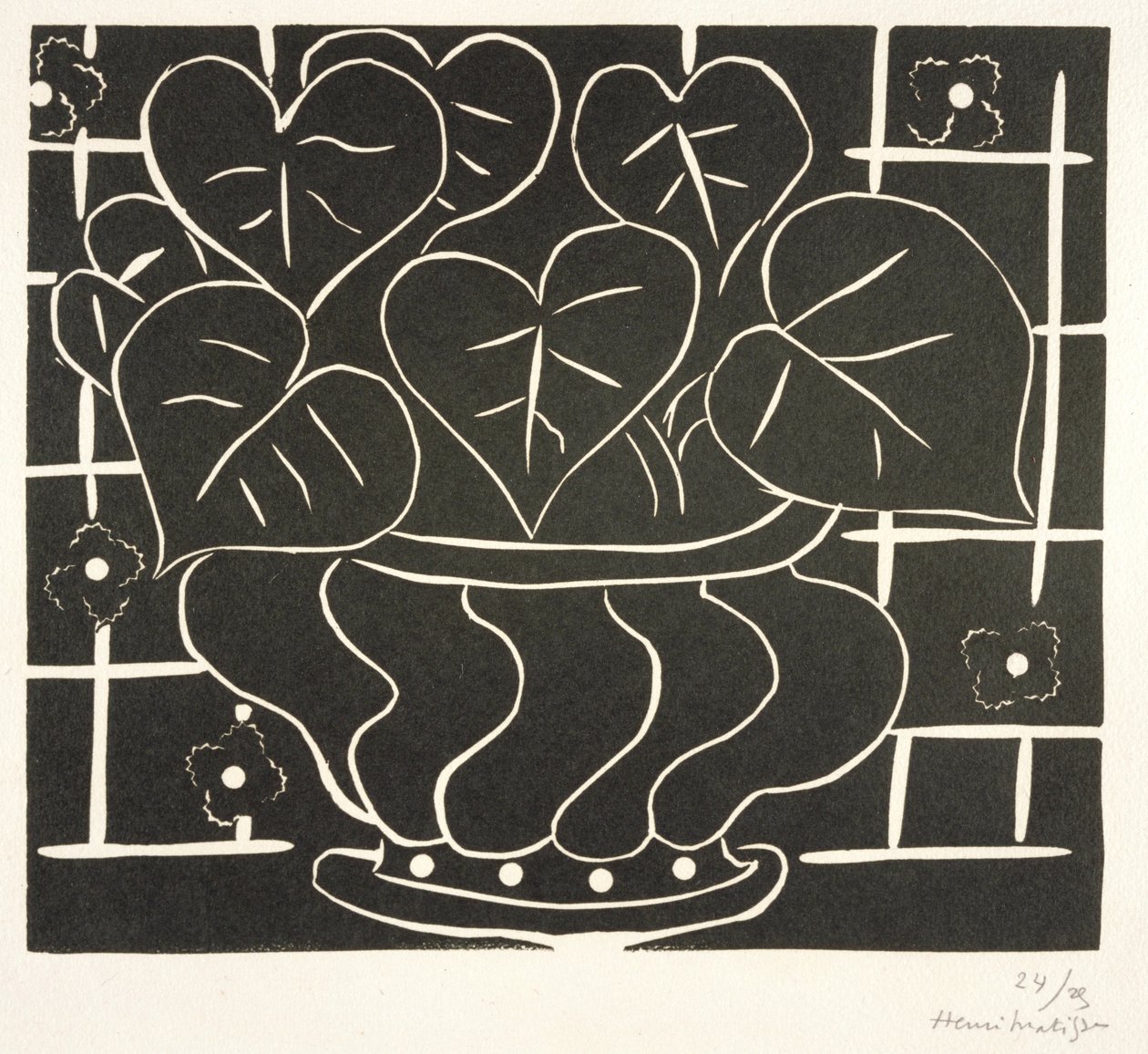 Schale mit Begonien I von Henri Matisse